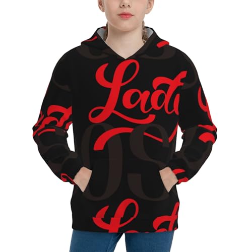 Lady Boss Kid Hoodies Boys Sweatshirts Girls Pullover with Pocket