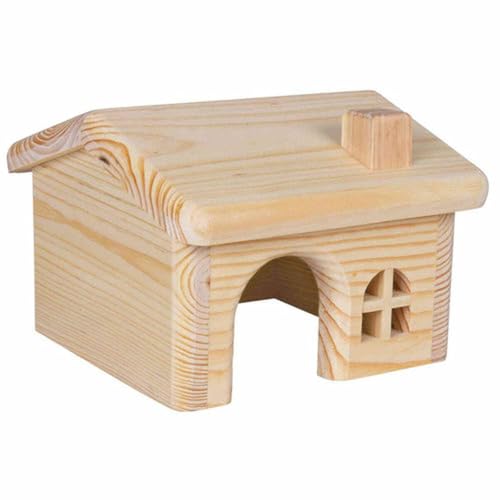 Trixie 61251 Holzhaus, Mäuse/Hamster, 15 × 11 × 15 cm