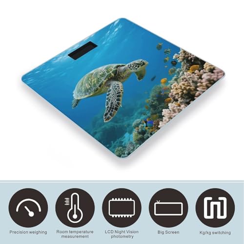 Báscula digital de baño con sensor 4, pantalla LED miniatura 3