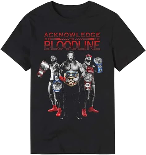 Roman Reigns Acknowledge The Bloodline ShirtAcknowledge The Bloodline Shirt Black, Preto, XL