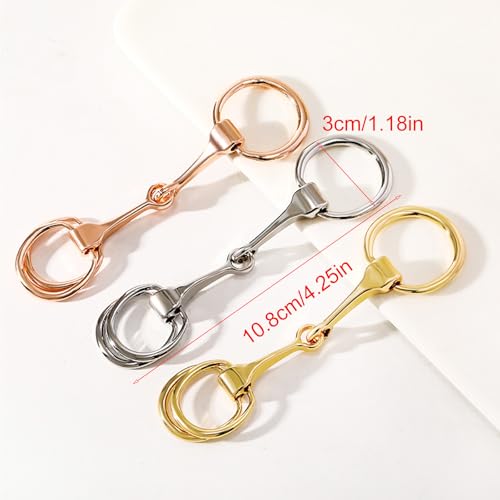 Image of 3 Pcs Simple and Elegant Horsebit Silk Scarf Buckle Ring Scarf Rings for Women，Horsebit Scarf Ring Scarf Clasp Silk Scarf Clasp Shoe Buckle Clips Shirt Clips for Scarves Shawls