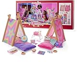 American Girl, AG Sisters Glamping Girls Sleepover Set, Doll Playset, for 14.5-inch Dolls, 28 pcs, for Ages 4+