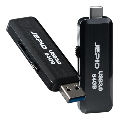 JEPID USB Flash Drive USB 3.0 Memory Stick with High-Speed Data Transfer, Thumb Drive for PC, Mac, Laptop, Car, and More (128.0, GB)