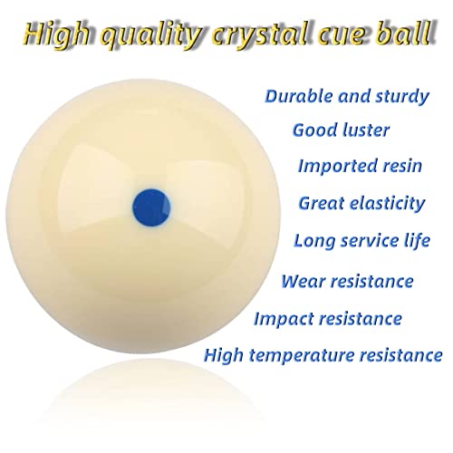 VGEBY DotSpot Cue,57.2mm DotSpot Practice Cue Ball Pool Standard Training Ball (Blue dot) Recreationball Billiards Supplies Recreationball Billiards Supplies Competitive Sports Billiard Supplies - Image 4