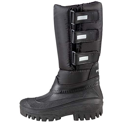 PFIFF 102803 Damen Thermo Winterstiefel, Stallstiefel Winter Stiefel, Schwarz 40
