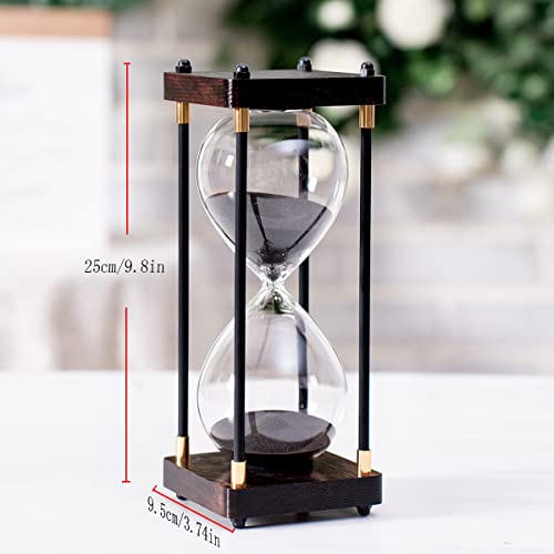 Lmzxmcy 6965521090029 Large Sand Timer, Hourglass Timer 60 Minutes,Vintage Wooden Hour Glass Timer,Modern Home Kitchen Office Decoration  thumb #1