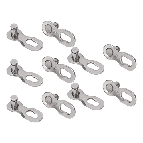 CANSUCC 5 ペア/セット自転車チェーンリンクコネクタジョイント耐久性のある自転車チェーンクイックリリースバックル (6-7-8S)