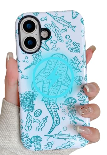 Coque Magsafe iPhone 16 jolie protection d'été pour la plage