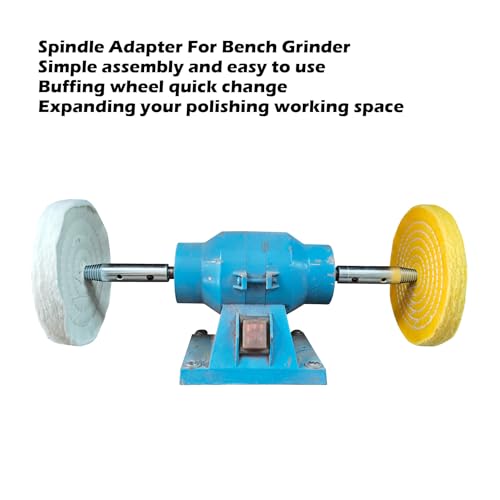 PURUI 5/8" Spindle Adapter Right and Left Hand for 8" Bench Grinder