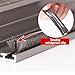 Soezy 16 Ft (5m) 196 Inch Sliding sash Windows Doors Tape Pile Draught excluder Brush Seal Strip weatherstrip 7mm x 12mm (7/24 1/2 Inch, Gray)