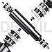 Dewkake EZGO TXT Front and Rear Shocks Absorbers for 1994-Up Golf Cart, 4PCS, OEM # 70928-G01, 76418-01