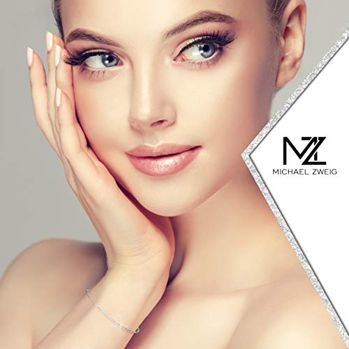 Michael Zweig 925 Sterling Silver Bracelets for Women - Figaro Chain Sterling Silver | 8 in Length, 1.5 mm Thickness with Spring Ring, Italy Tag - Image 4