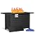 Zafro 43 Inch Propane Fire Pit Table, 50000 BTU Outdoors Gas Fire Pit Table with Lid, 2 in 1 Fire Pit Table for Patio Deck Garden Backyard
