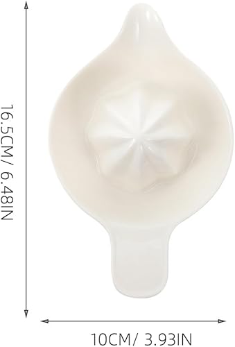 Miniatura 8 de Juicer manual de cerámica del limón fácil de usar del exprimidor de la mano del exprimidor de la fruta para una vida sana