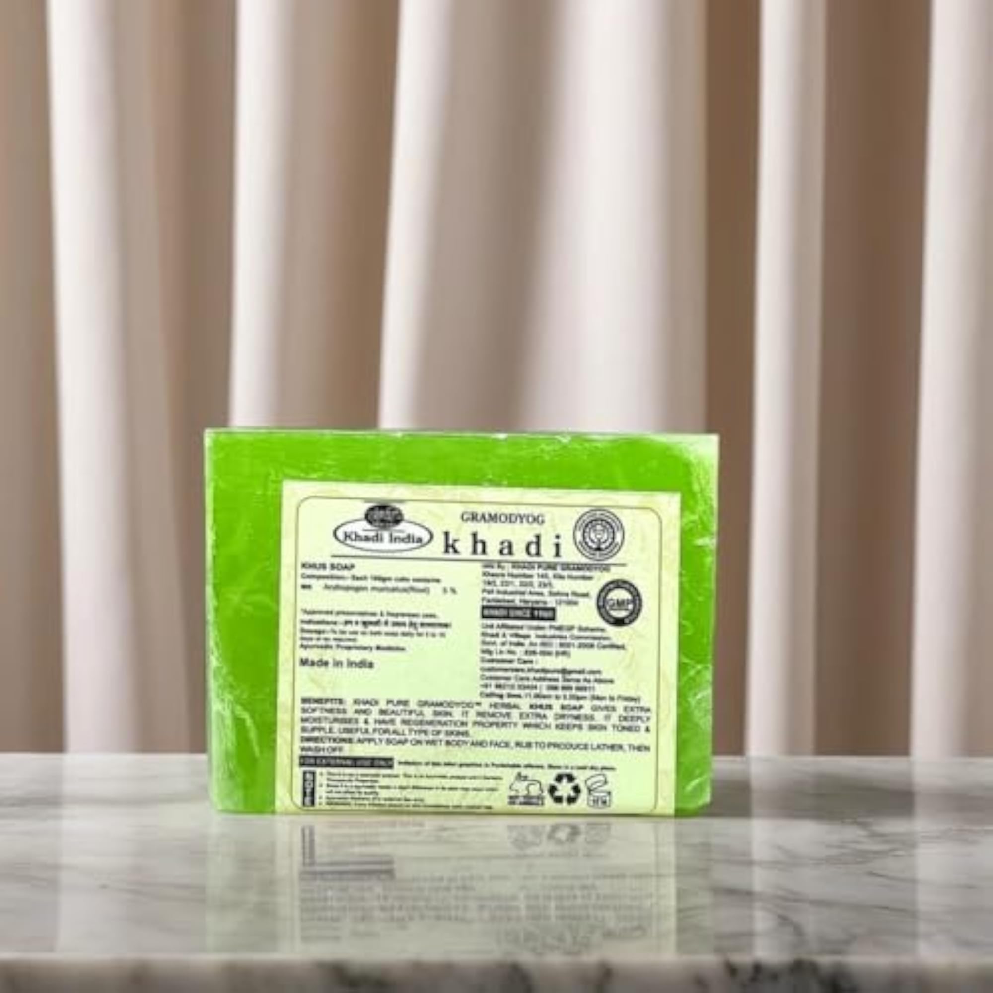 Herbal Khus Soap, Natural Skin Nourishment