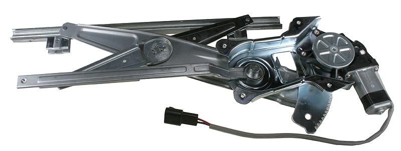 Image of TRQ Front Right Power Window Regulator & Motor Assembly Passenger Side Compatible with 2005-2010 Chevrolet Cobalt 2003-2007 Saturn Ion GM1351161