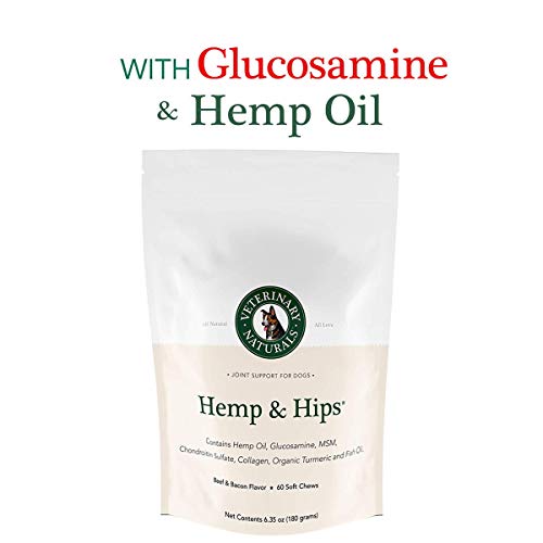 Veterinary Naturals Hemp & Hips Soft Chews Joint Supplement for Dogs – Hemp