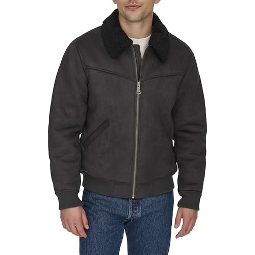 Levi's Men's Faux Shearling Western Bomber Jacket