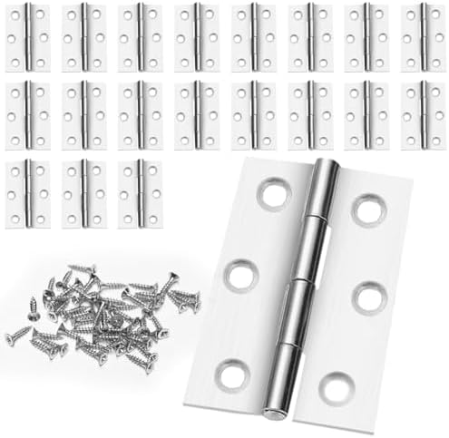 Cerniera In Metallo Regolabile, Cerniera A Scomparsa Battente A 180 - Foto 13