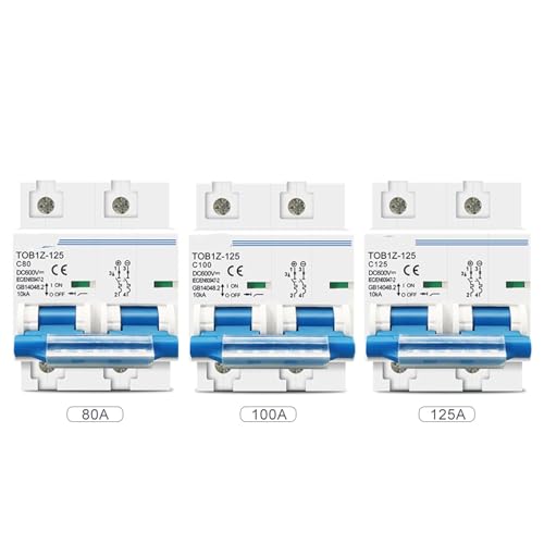 Disjoncteur 100A pour isoler la batterie du kit solaire autoconsommation 600V DC - 5