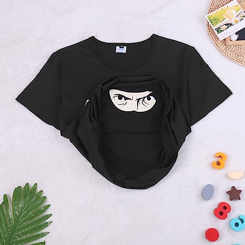 Boys Girls Short Sleeve Shirts Ask Me About My Ninja Disguise T-Shirt Summer Casual Soft Cotton Tee for Kids2