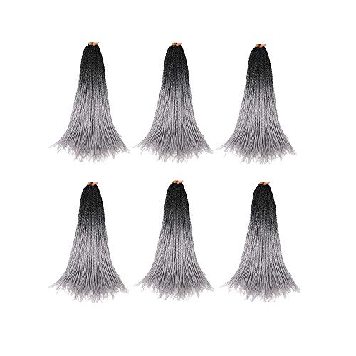 Yisimei Senegalese Twist Hair 24 Inches 6 Packs/Lot 600 Grams With Gifts Senegalese Twist Crochet Hair Ombre Synthetic Hair Extensions (24” 6PACKS, S2-008)