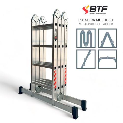 Escalera de aluminio BTF articulada para reformas del hogar y bricolaje 3