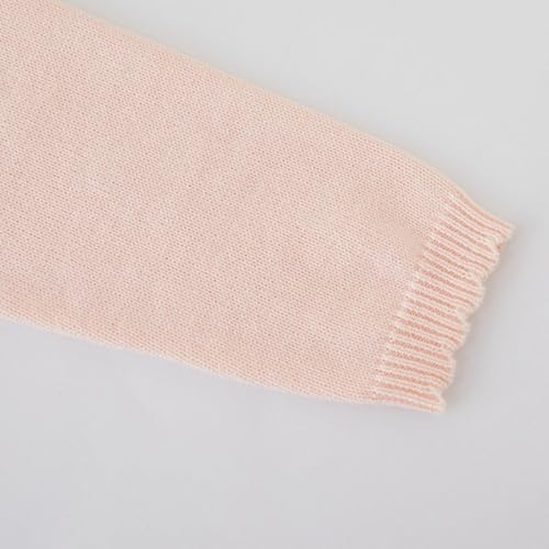 Girls Cardigan Knit Long Sleeve Cropped Open Front Button Sweater Cute School Uniform Back to School Clothes Size 10-123