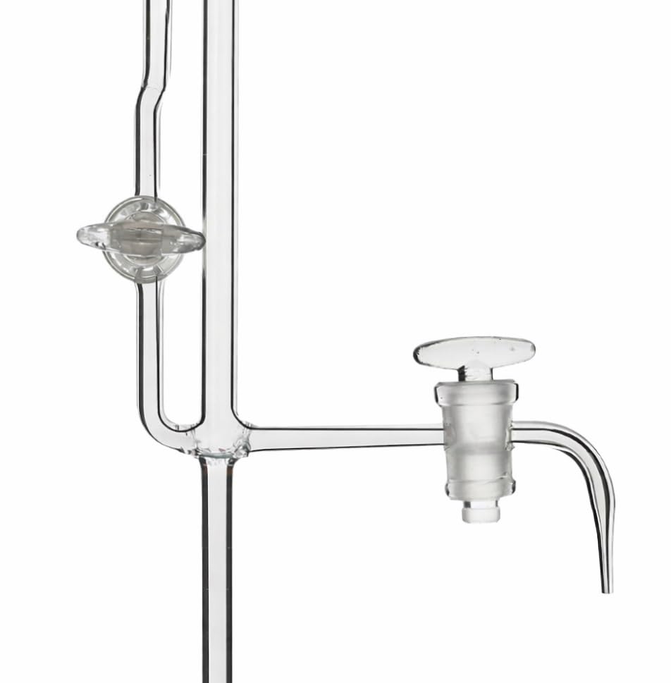 Mikrobureta, Zestaw mikrobiuret klasy A 0,01 ml Szkło borokrzemianowe Kwasowe Alkalia 1 ml–10 ml Przezroczysty/bursztynowy(Clip White Glass piston 1ml)