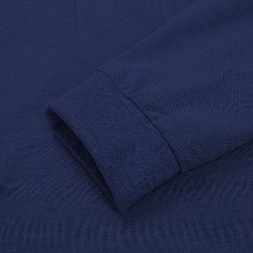 MOHEEN Men's Casual Golf Polo Shirts Outdoor Quick Dry Long Sleeve Tops Moisture Wicking Performance Polo Shirt with Pocket4