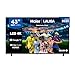 Haier Direct LED 4K UHD H43K85FUX 43 Pulgadas, Smart TV, Google TV, Dolby Audio, HDR 10, Smart Remote Control, Google Assistant, Bluetooth 5.1, DBX TV, HDMI 2.1 x 4, Sin Marcos, 2024