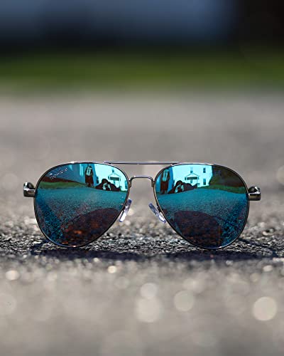 Image of Pro Acme Polarized Aviator Sunglasses for Men and Women 100% UV Protection, 58mm