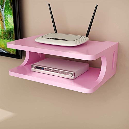 Schwimmendes WandregalWandmontage-Regalhalterung Für WLAN-Router TV-Box Set Top-Box-Modems Kabelboxen DVD-Player Streaming-MediengeräteHome Wall
