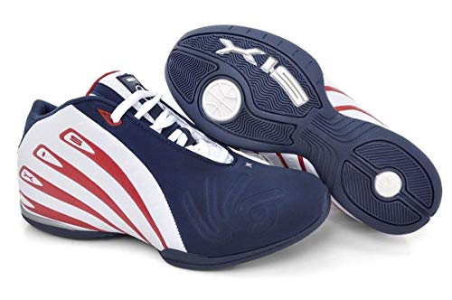 Tênis Masculino Basquete Six Street Casual Cano Médio Azul e Vermelho 40