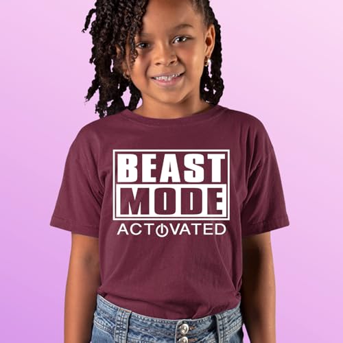 Activated Beast Mode Workout Gym Clothing Youth T-Shirt, Soft Cotton, Graphic Tee2