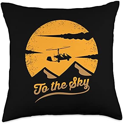 Gyrocopter Gyrocopter - To The Sky Throw Pillow