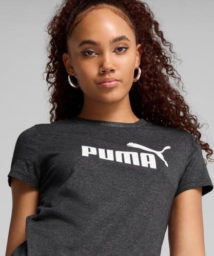 Image of Puma Women Cotton Letter Print Regular Fit Tees