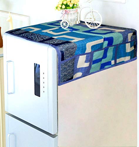 Cubierta de frigorífico Risecollection para evitar acumulación de polvo y organizar utensilios