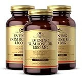 Solgar Evening Primrose Oil 1300 mg, 60 Softgels (Pack of 3) - Promotes Healthy Skin - Nutritional Support for Women - Non-GMO, Gluten Free, Dairy Free - 180 Total Servings