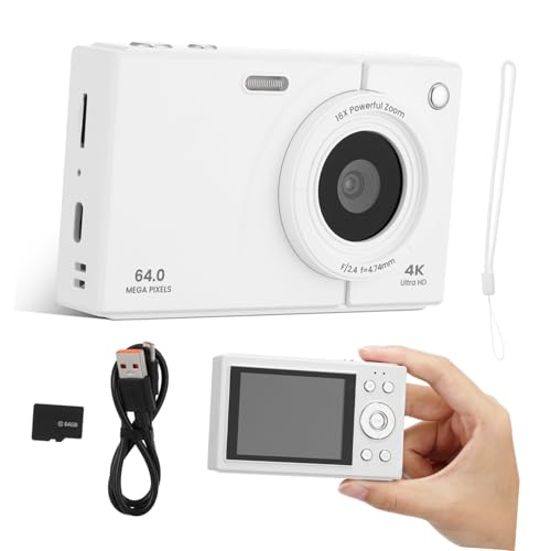 Caméra pour ados vintage blanc le cadeau idéal pour garçon et fille
