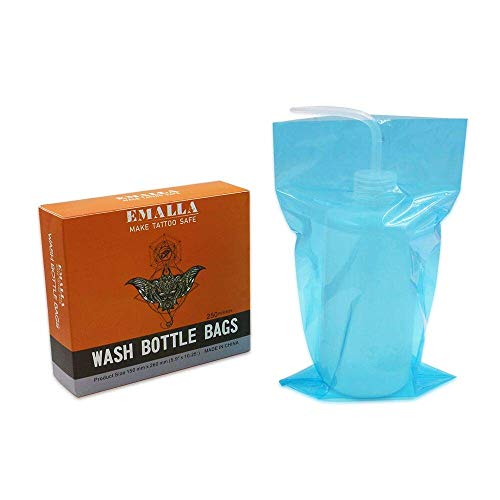 Mankiapro TA-2403 Tattoo Bottle Bags - Autdor 250Pcs Disposable Tattoo Wash Bottle Bags Covers Sleeves Squeeze Bottle Bag Cover thumb #6