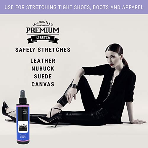 Premium Leather Stretch Spray | Liquid Stretching Shoes, Boots & Gloves Leather, Suede, Nubuck | Safe Stretcher 4oz - Thumbnail 5