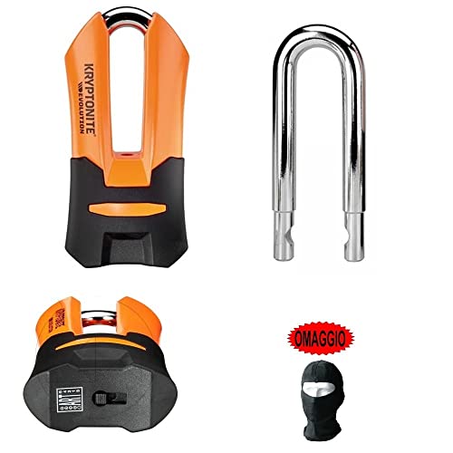 DESCRIZIONE E CARATTERISTICHE PRODOTTO: LUCCHETTO DISCO EVOLUTION ARMORED CON CUSTODIA. Include custodia protettiva per il trasporto. Bracci di metallo rinforzato coprono e proteggono l’arco, aumentandone la resistenza ai tronchesi e alle leve. Arco in acciaio 13mm MAX-Perfomance. Universale per moto, scooter e maxiscooter
