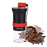 COSTAR Manual Coffee Grinder - Stainless Steel Hand Coffee Grinder - 6 Adjustable Settings