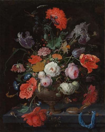 Tableau paysage toile ZHAOSHAN art nature morte Abraham Mignon 60x90