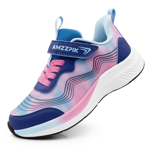 AMZZPIK Boys Girls Slip On Shoes Kids Tennis Lightweight Running Walking Sports Sneakers for Little Kid/Big Kid