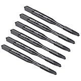 QUARKZMAN 6 Stück Maschine Gewindebohrer Spitze M4 x 0,7 Metrisch Spitzengewindeschneider HSS6542 Universelle und Hochwertige Gewindebohrer Nitrierte Oberfläche