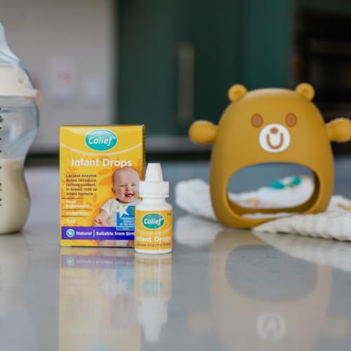 Image of Colief Infant Digestive Aid | Gas Drops for Babies | Lactase Enzyme Drops for Infants | 1.50 Fl Oz (Pack of 3)