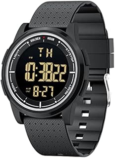Affute Uhren Herren & Damen Minimalistisch Sport 5ATM Schwimmen Digital wasserdichte Armbanduhr, Ultra-Dünne Weitwinkel-Display Gummi-Armband Armbanduhr für Jungen Mädchen