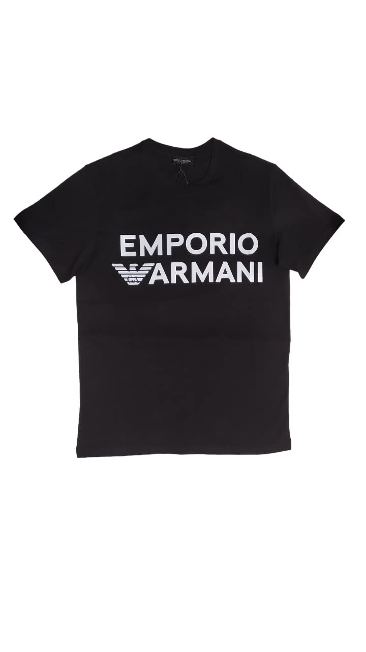 Emporio ArmaniMen's Emporio Armani Logo Band Crew Neck T-Shirt